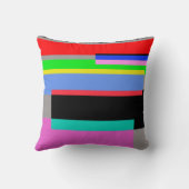 Farbige Linien Kissen (Rückseite)