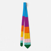 Farbige Linien Krawatte (Rückseite)