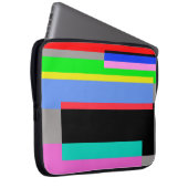 Farbige Linien Laptopschutzhülle (Vorne Rechts)