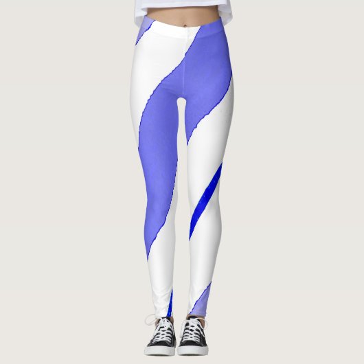 Farbige Linien Leggings (Vorderseite)