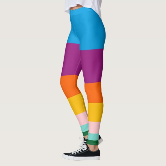 Farbige Linien Leggings (Links)