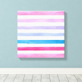 Farbige Linien Leinwanddruck (Insitu (Holzboden))
