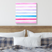 Farbige Linien Leinwanddruck (Insitu (Schlafzimmer))