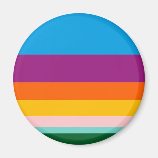 Farbige Linien Magnet (Vorne)