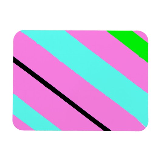 Farbige Linien Magnet (Horizontal)