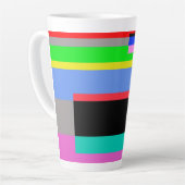 Farbige Linien Milchtasse (Linke Ecke)