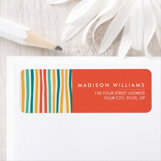 Farbige Linien - Modern Blume (Insitu)