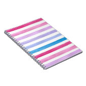 Farbige Linien Notizblock (Rechte Seite)