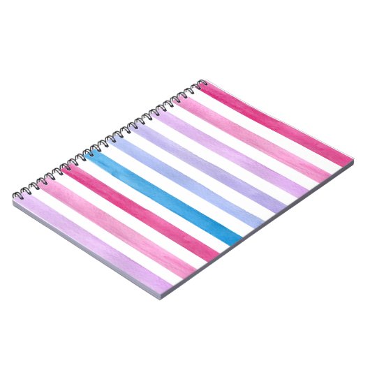 Farbige Linien Notizblock (Linke Seite)