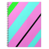Farbige Linien Notizblock (Vorderseite)