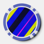 Farbige Linien Pokerchips (Rückseite)