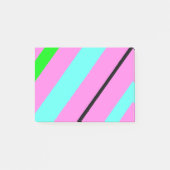 Farbige Linien Post-it Klebezettel (Vorderseite)
