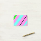 Farbige Linien Post-it Klebezettel (Auf Schreibtisch)