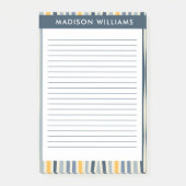 Farbige Linien Post-it Klebezettel (Vorderseite)