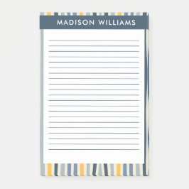 Farbige Linien Post-it Klebezettel