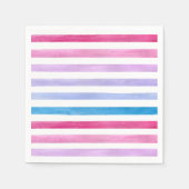 Farbige Linien Serviette (Vorderseite)