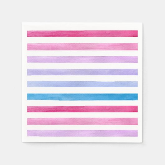 Farbige Linien Serviette (Vorderseite)