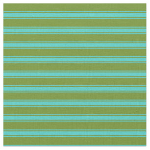 Farbige Linien/Streifen-Muster grün und türkis Stoff