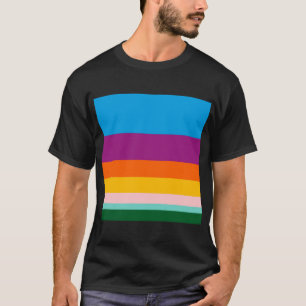 Farbige Linien T-Shirt