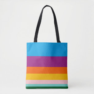 Farbige Linien Tasche