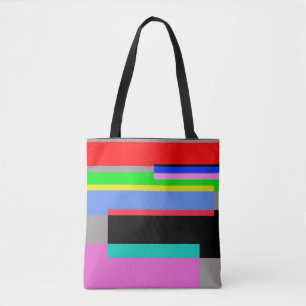 Farbige Linien Tasche