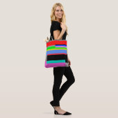 Farbige Linien Tasche (Am Model)