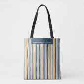 Farbige Linien Tote Bag Tasche (Vorderseite)