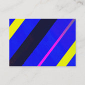 Farbige Linien Visitenkarte (Rückseite)