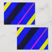 Farbige Linien Visitenkarte (Vorne/Hinten)