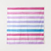 Farbige Linien Wandteppich (Vorderseite)