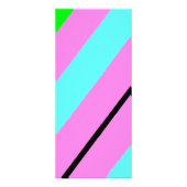 Farbige Linien Werbekarte (Hinten)