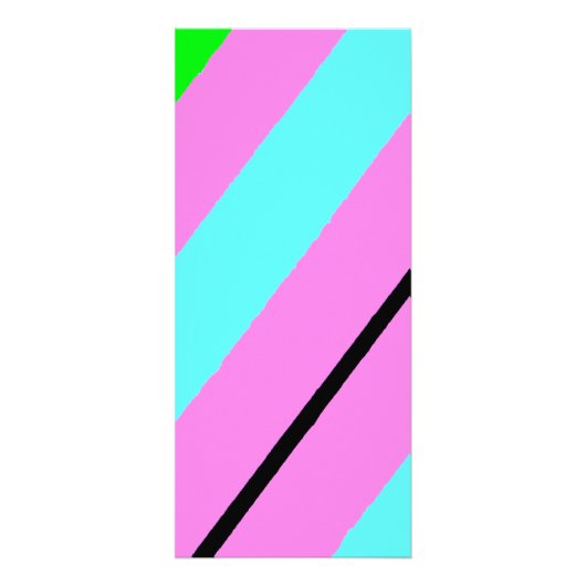 Farbige Linien Werbekarte (Hinten)