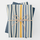 Farbige Linien, Wrapping Paper Sheets Geschenkpapier Set (Beispiel)