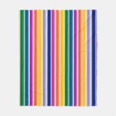 Farbige Linienführung Fleecedecke (Vorderseite)