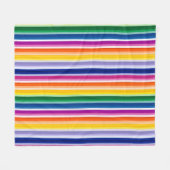 Farbige Linienführung Fleecedecke (Vorderseite (Horizontal))
