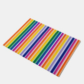 Farbige Linienführung Fußmatte (Schrägansicht)