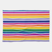 Farbige Linienführung Geschirrtuch (Horizontal)