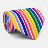 Farbige Linienführung Krawatte (Gerollt)