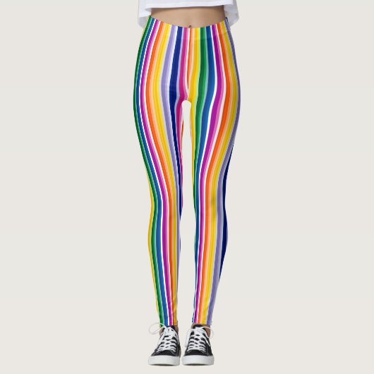 Farbige Linienführung Leggings (Vorderseite)