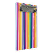 Farbige Linienführung Mini Klemmbrett (Schrägansicht)