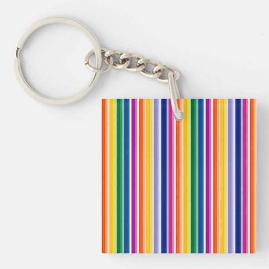Farbige Linienführung Schlüsselanhänger (Vorderseite)
