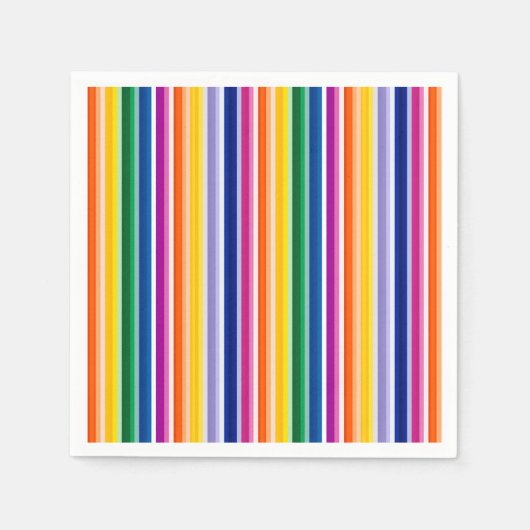 Farbige Linienführung Serviette (Vorderseite)