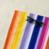 Farbige Linienführung Strandtuch (Beispiel)