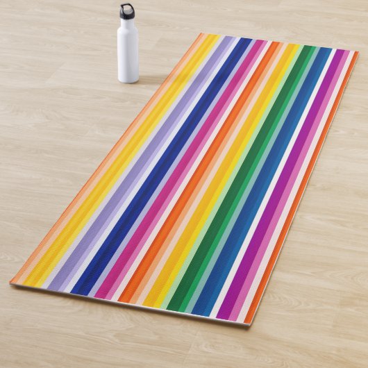 Farbige Linienführung Yogamatte (Beispiel)