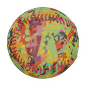 Farbige Lochstruktur Baseball (Vorderseite Links)