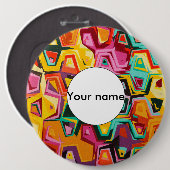 Farbige Lochstruktur Button (Vorne & Hinten)