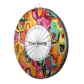 Farbige Lochstruktur Dartscheibe (Vorderseite rechts)