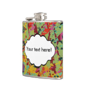 Farbige Lochstruktur Flachmann (Links)