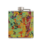 Farbige Lochstruktur Flachmann (Rückseite)