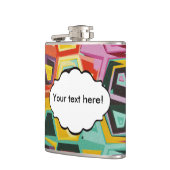 Farbige Lochstruktur Flachmann (Links)